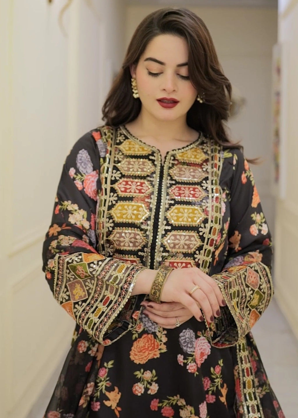 Tehzeeb Libas CHANDNI EMBROIDERED Women 3pcs