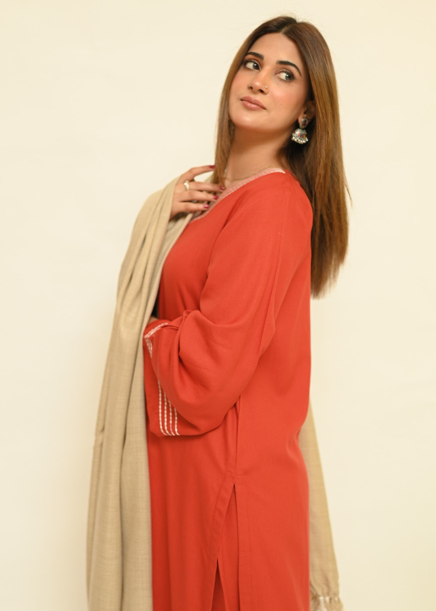 Zarar Ahmed Rust Karandi Women 3pcs