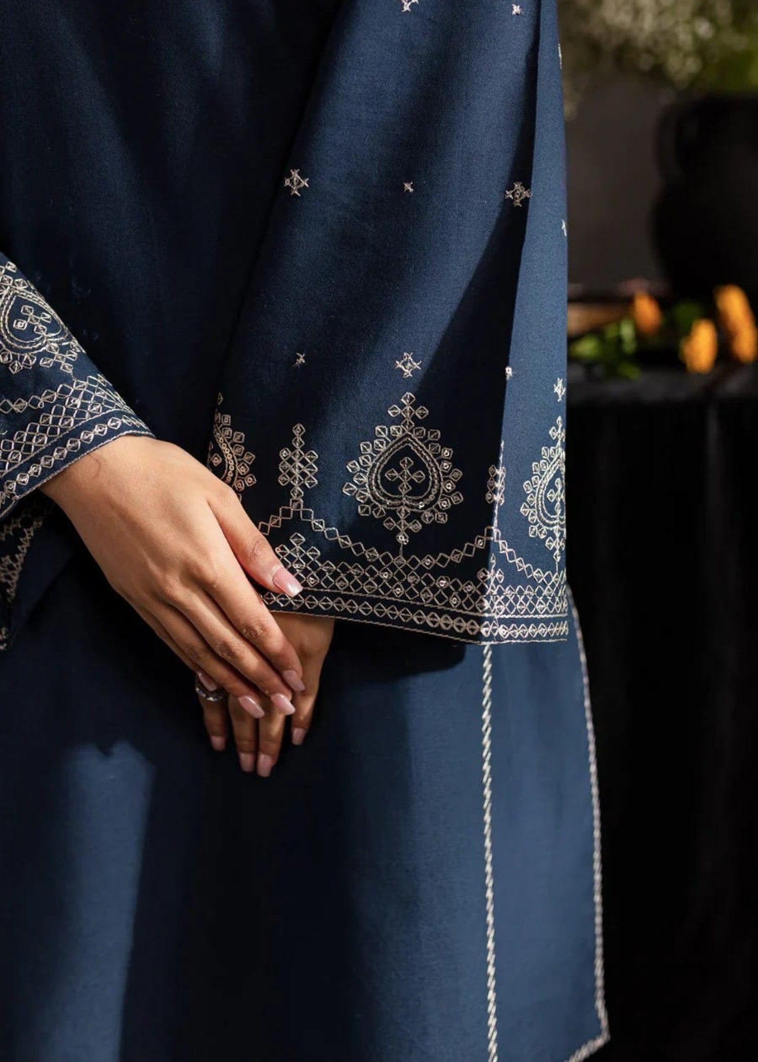 Zeenat & Zoha Celestial Navy Women 2pcs