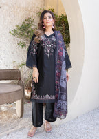 Araish SIYAH GUL STITCHED SUIT Women 3pcs
