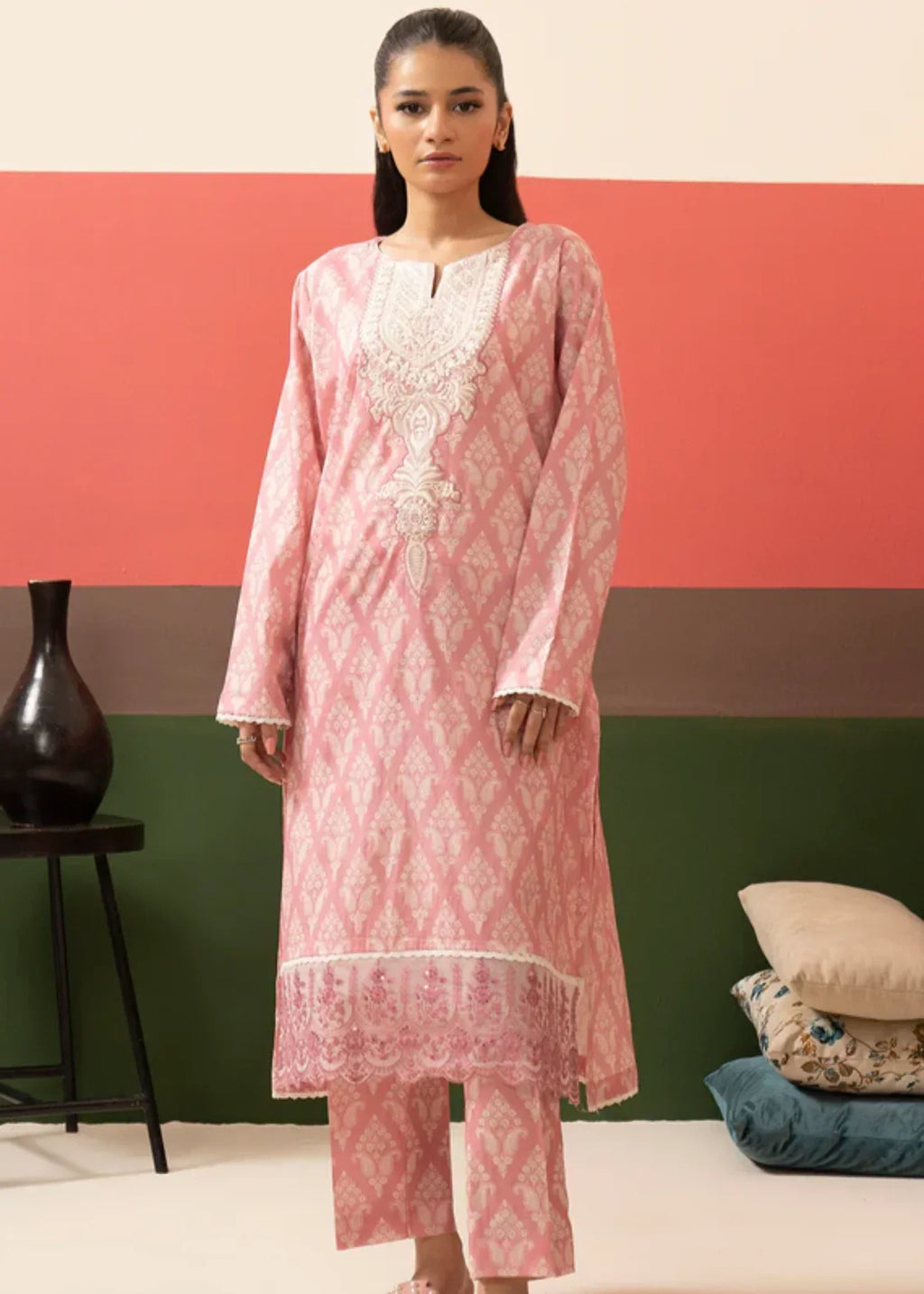 Zellbury Embroidered Kurta Trouser WPS2521693 Women 2pcs