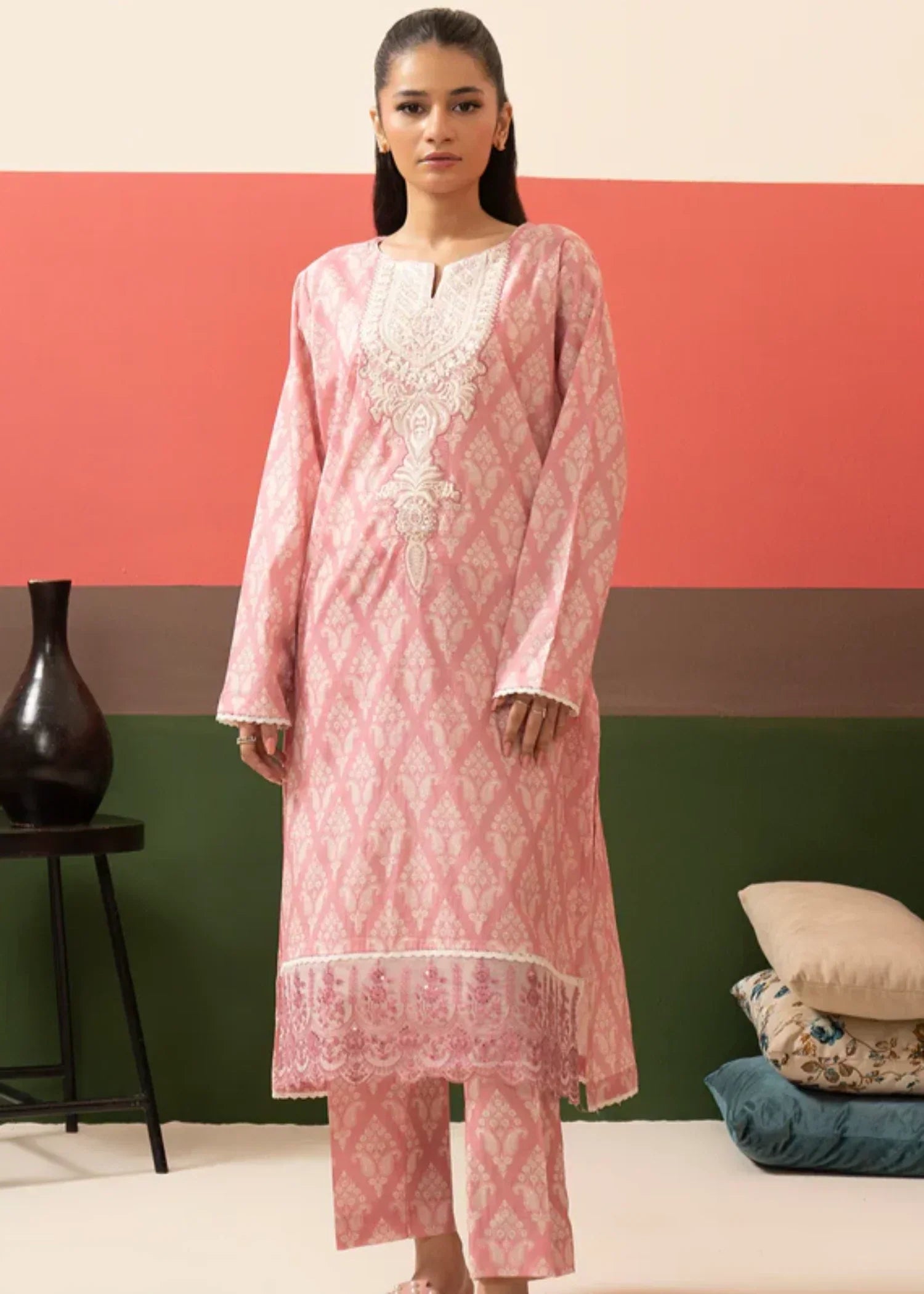 Zellbury Embroidered Kurta Trouser WPS2521693 Women 2pcs