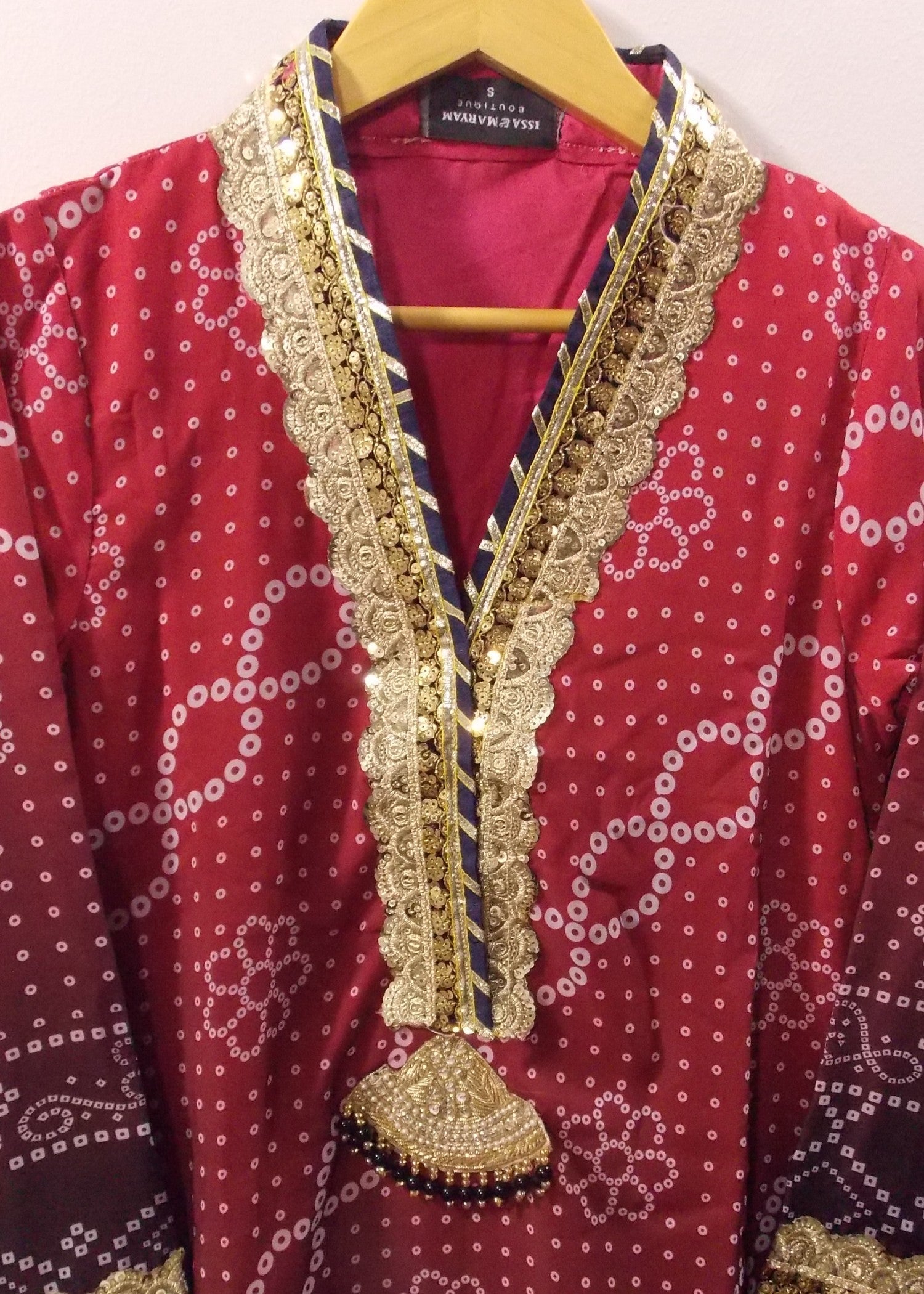 Issa&Maryam CHUNRI MAROON Women 3pcs