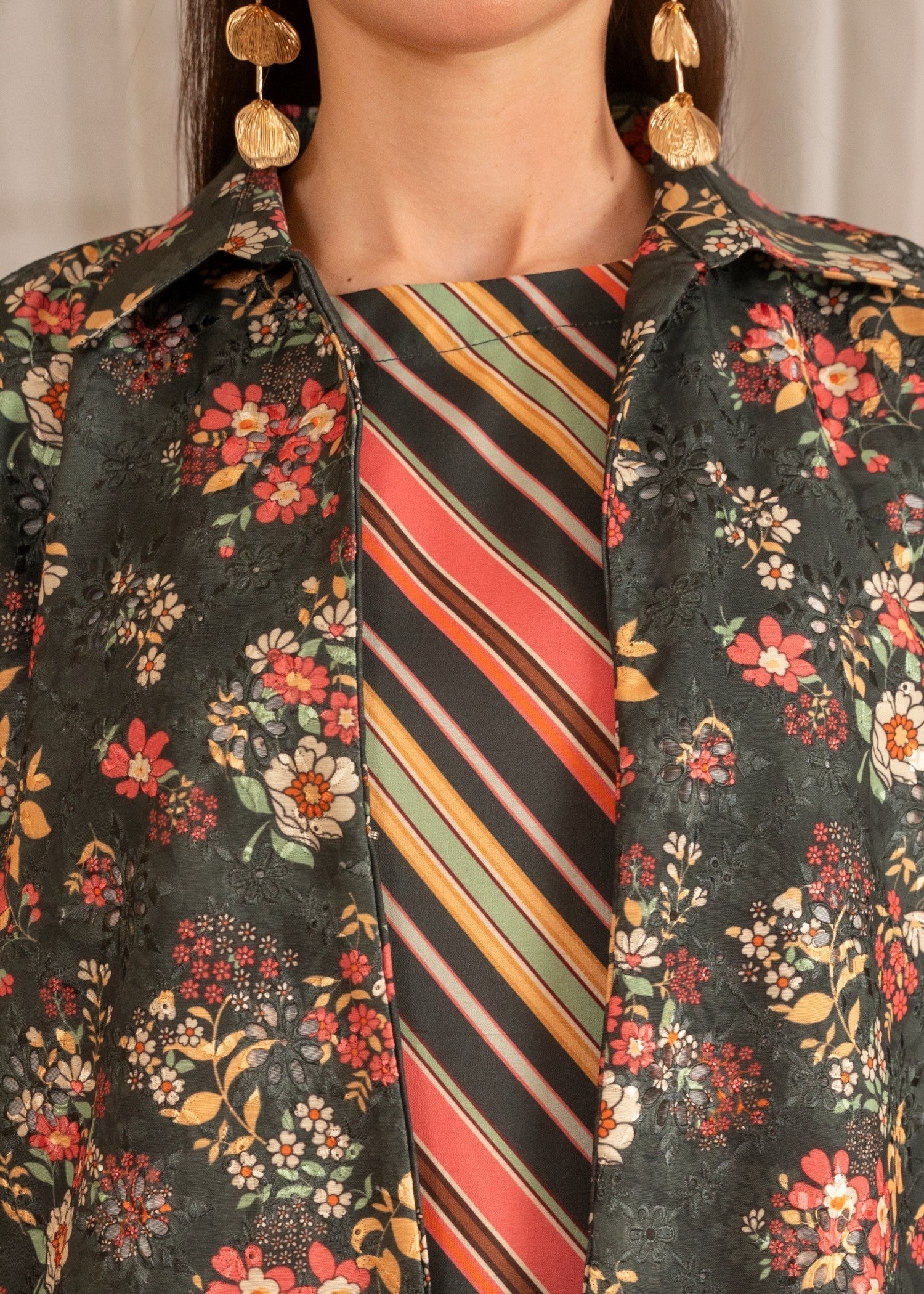 Sahibas By Mirza Mandarin Green Women 1pcs