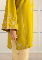 The Turkish Wear Frashia Embroidered Kurta Set Women 2pcs