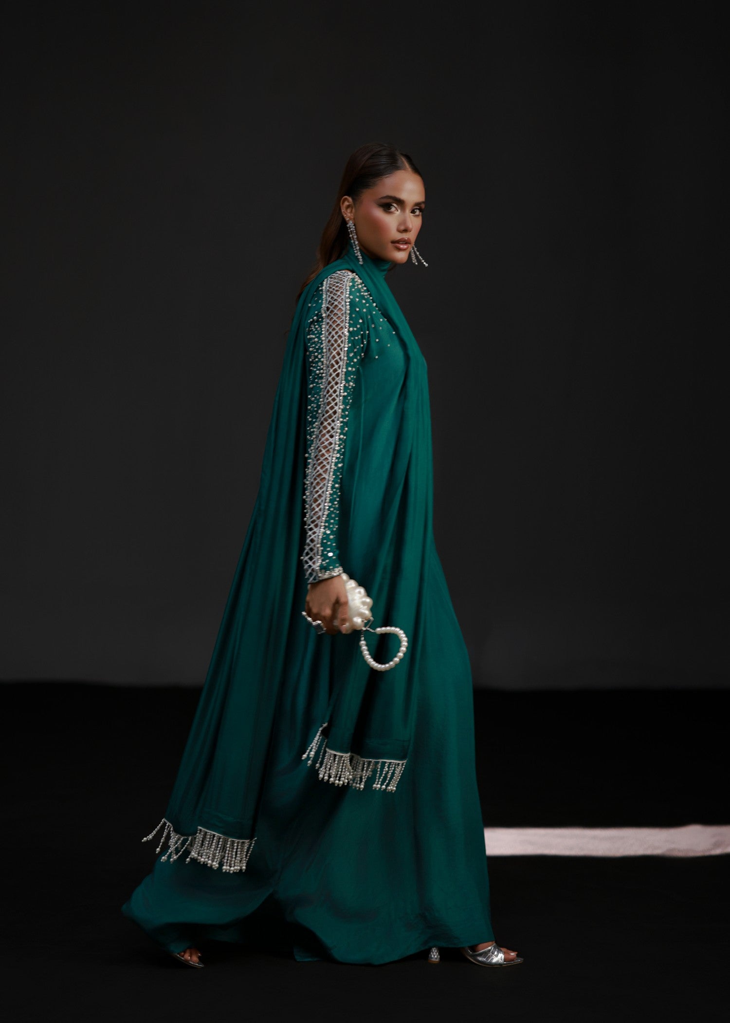 Ripret Emerald Gem Kaftan Women 2pcs