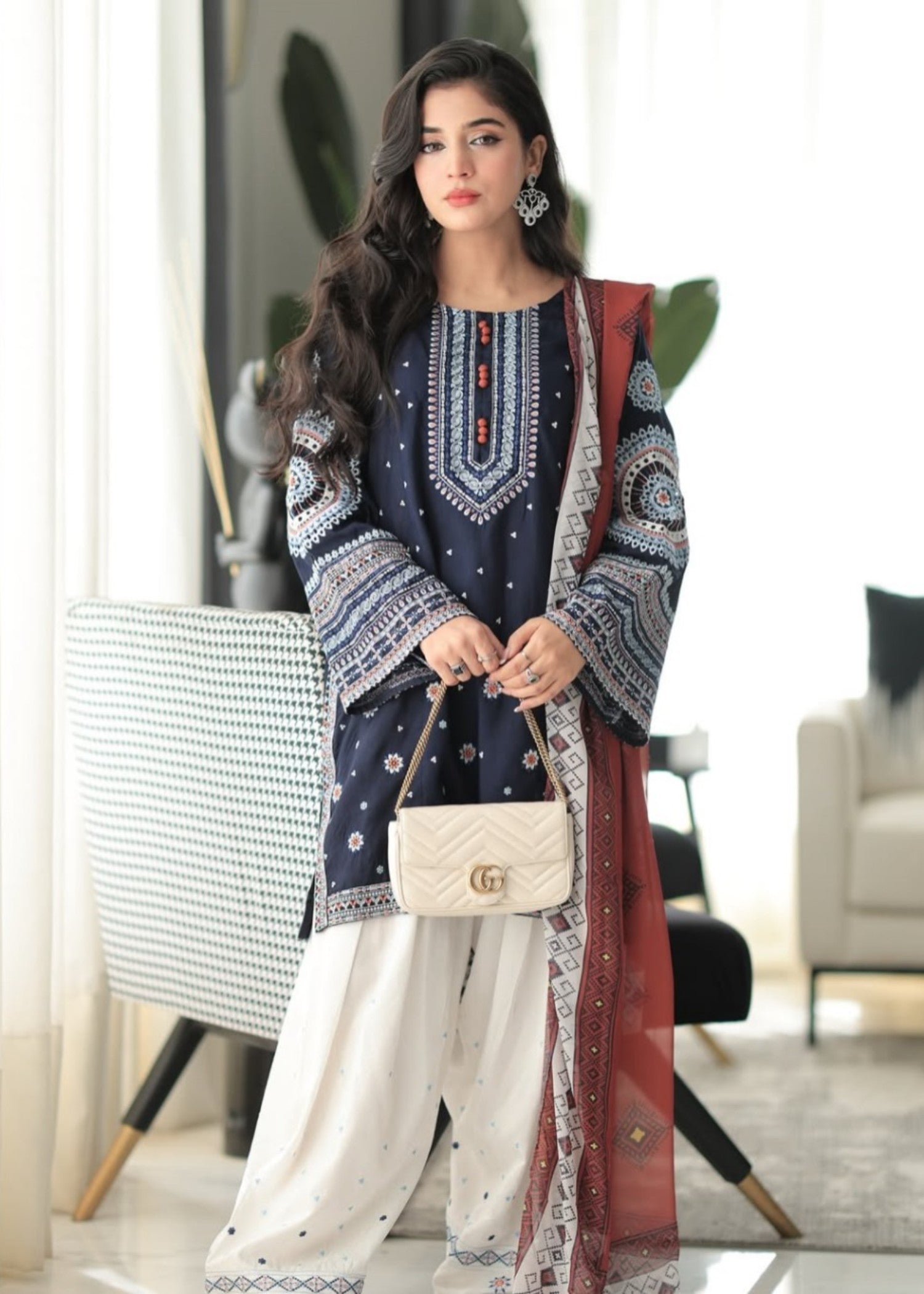 Tehzeeb Libas DASTAAN EMBROIDERY Women 3pcs