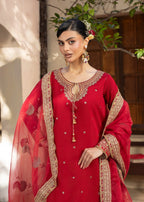 Diara Couture KANEEZ DF 46 RED Women 3pcs