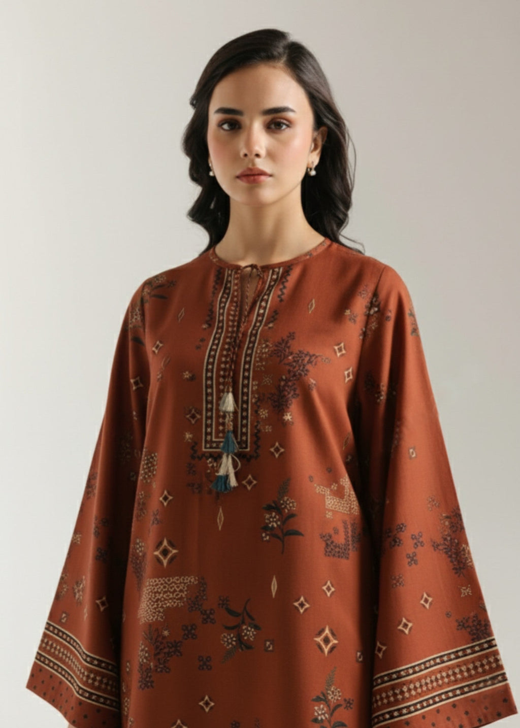 Akhrot Clothing Amber Ethnic Women 2pcs