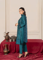 Four Season Boutique ZIRWAH COTTON TEAL Women 3pcs