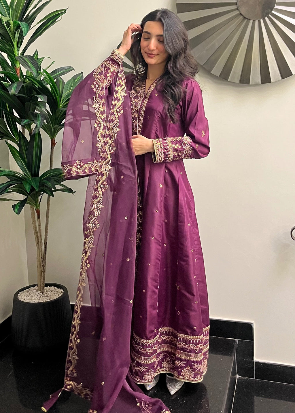 Laal Clothing Plum Musk Women 3pcs