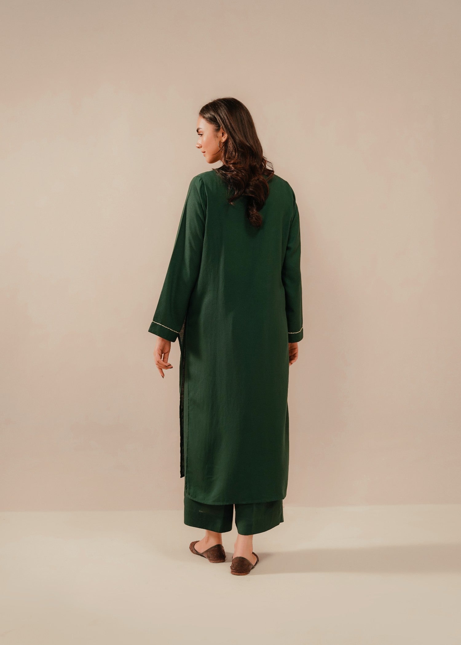 Divinely Crafted Women's Embroidered Co ord set Jade Women 2pcs