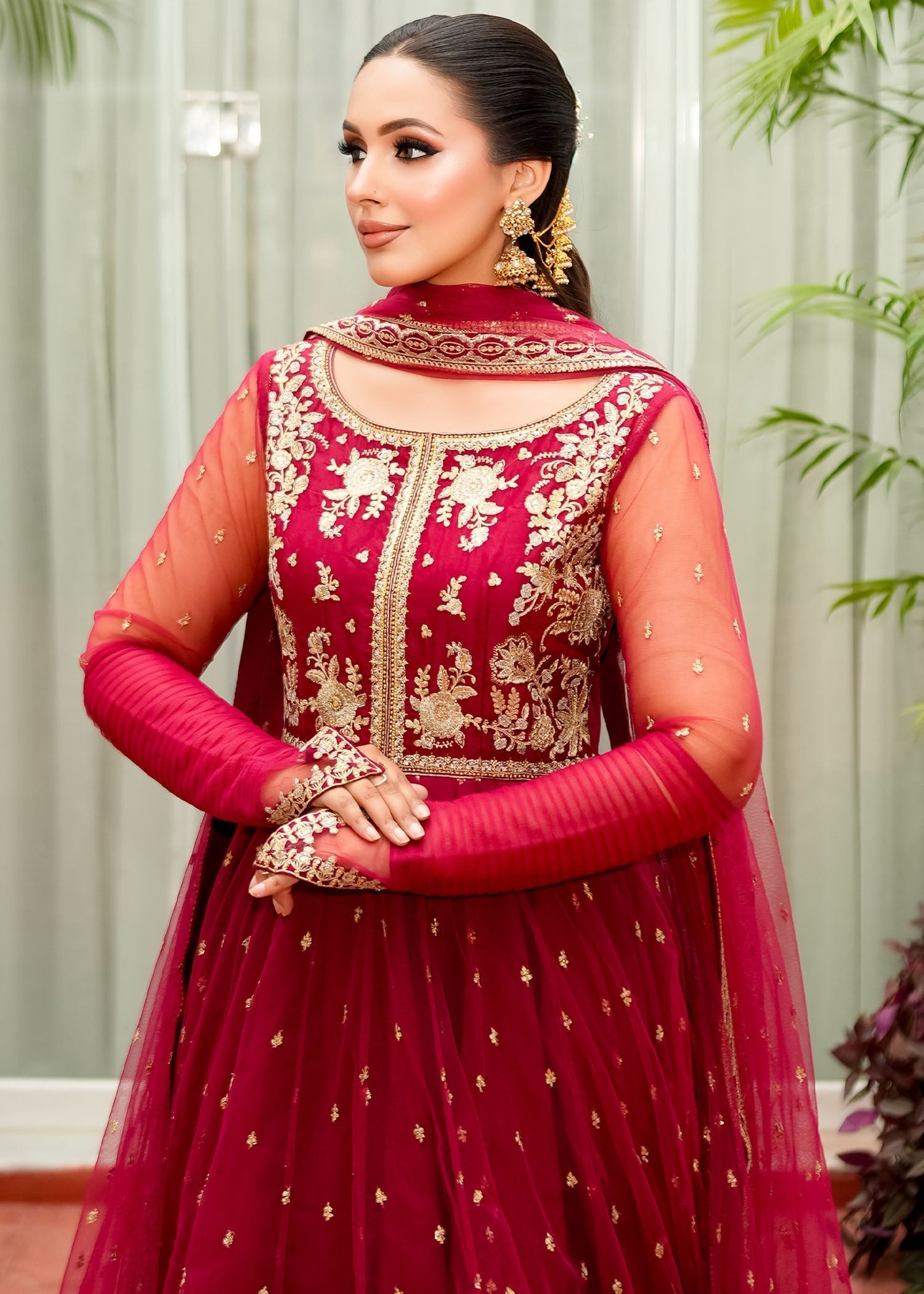 Rang-e-Haya Rosella (Maroon) Women 3pcs