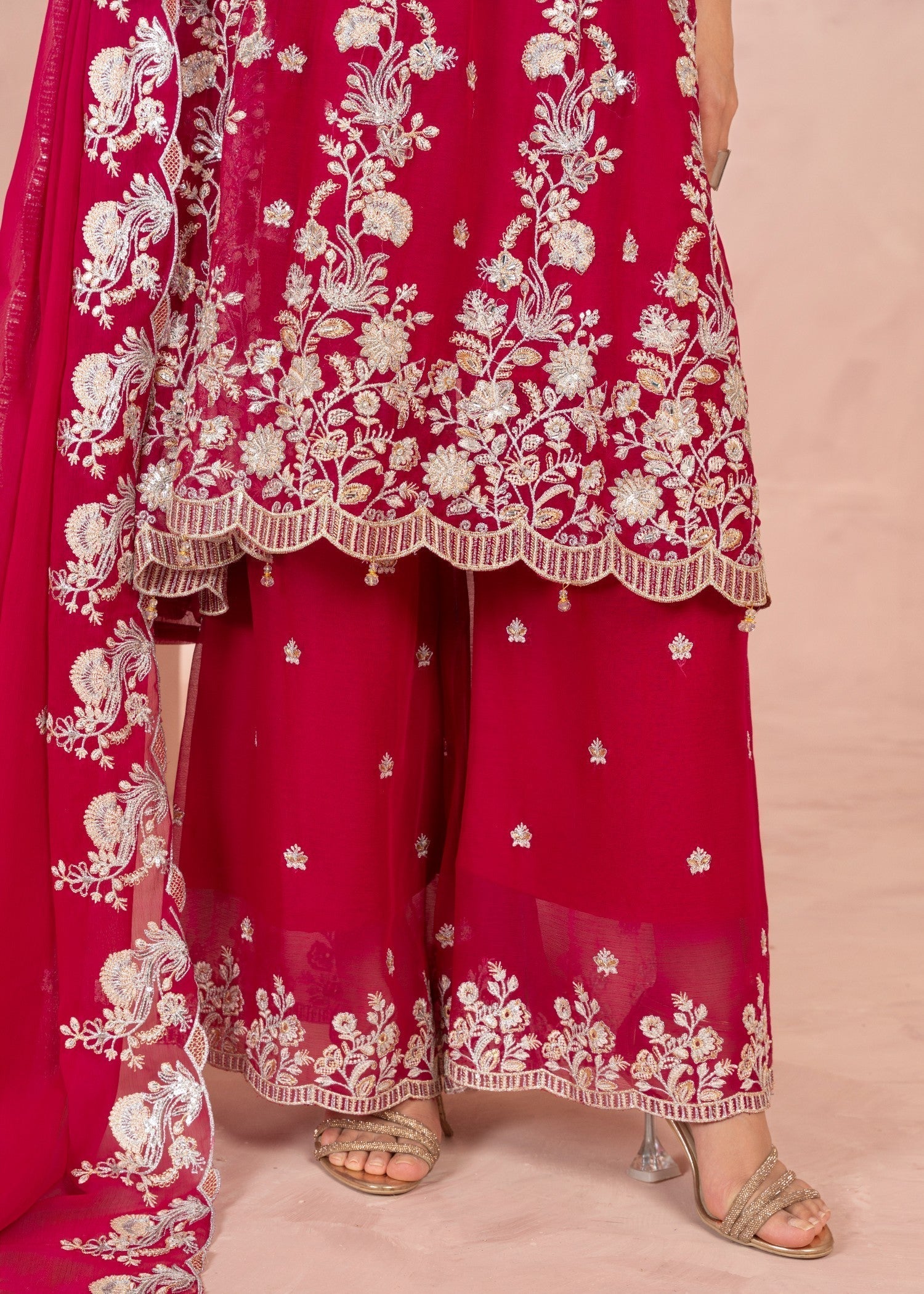 Four Season Boutique ZEBA FROK HOTPINK Women 3pcs