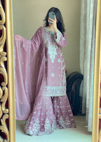 Four Season Boutique DIL NASHEEN MAUVE Women 3pcs