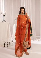 Alyssa RUST SUIT ALN18 Women 3pcs