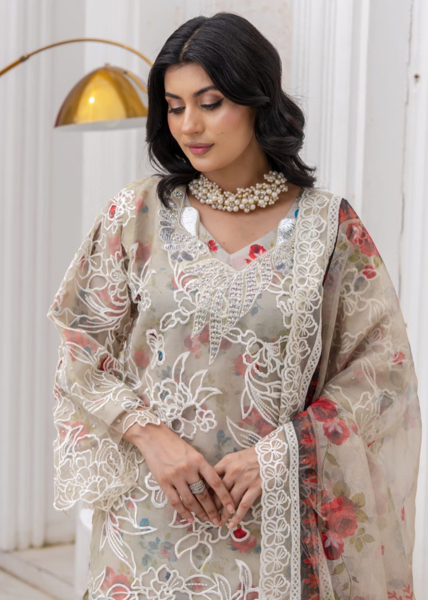 Suits By Sadia Multi floral xpression Women 3pcs