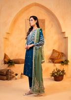 Shehroz Fashion Zink Arfa Embroidery Women 3pcs