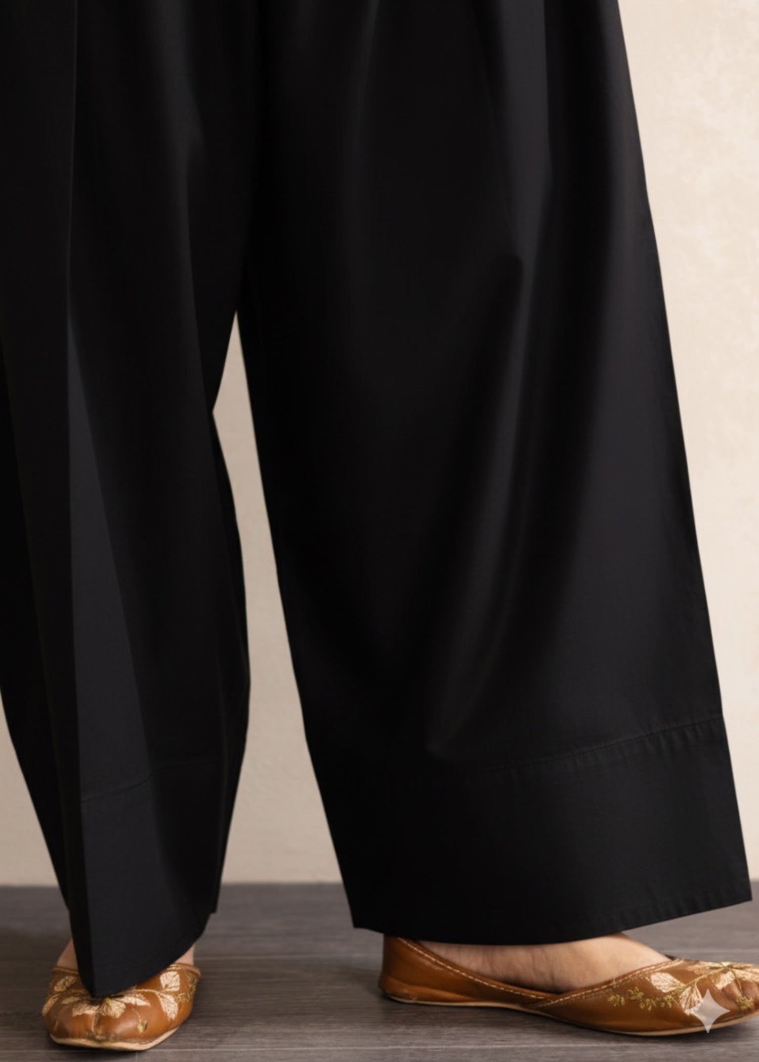 The Turkish Wear BLACK FARSHI SHALWAR Women 1pcs