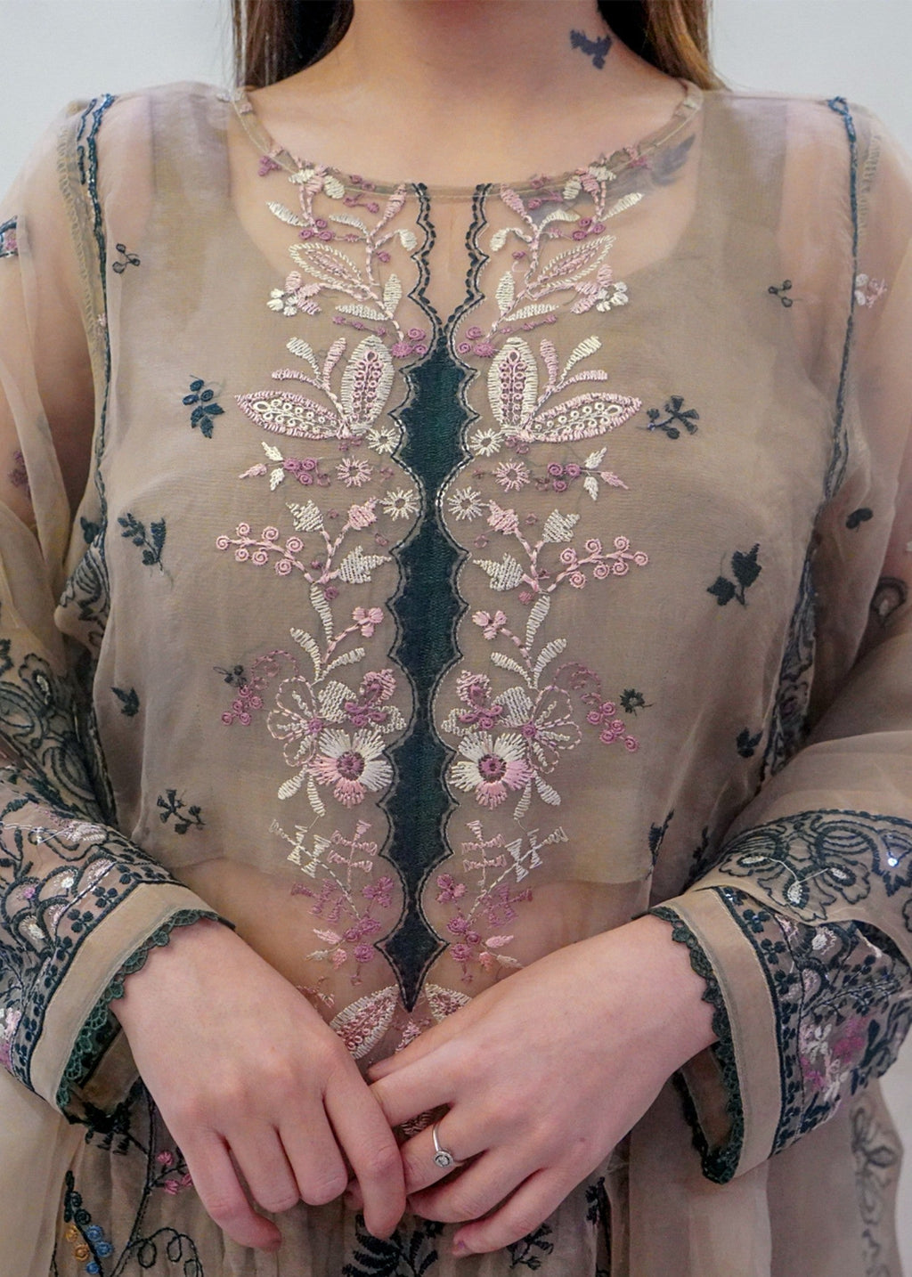 Fernazcouture Taupe Charm Women 3pcs