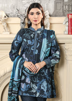 Jazayn Unstitched Digital Printed Suit (CL 5A25) Women 3pcs