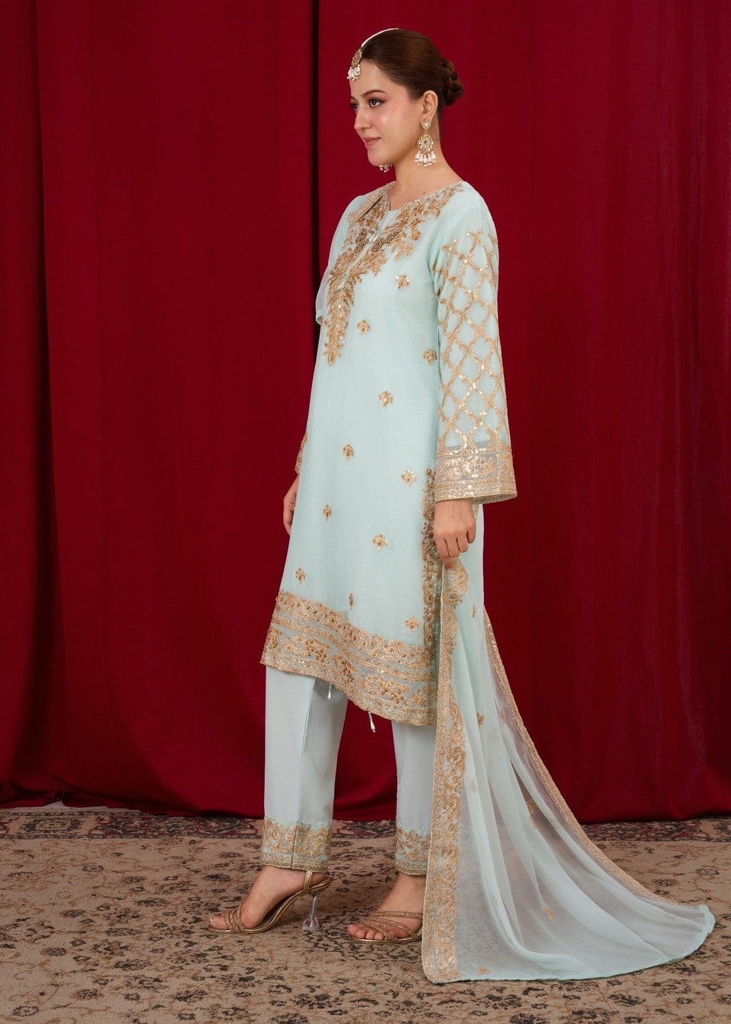 Four Season Boutique MEERUB ICEBLUE Women 3pcs