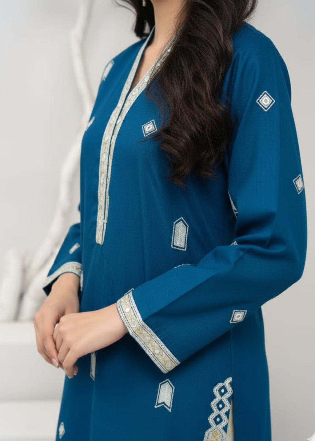 Sahibas By Mirza Aneza Blue Women 2pcs