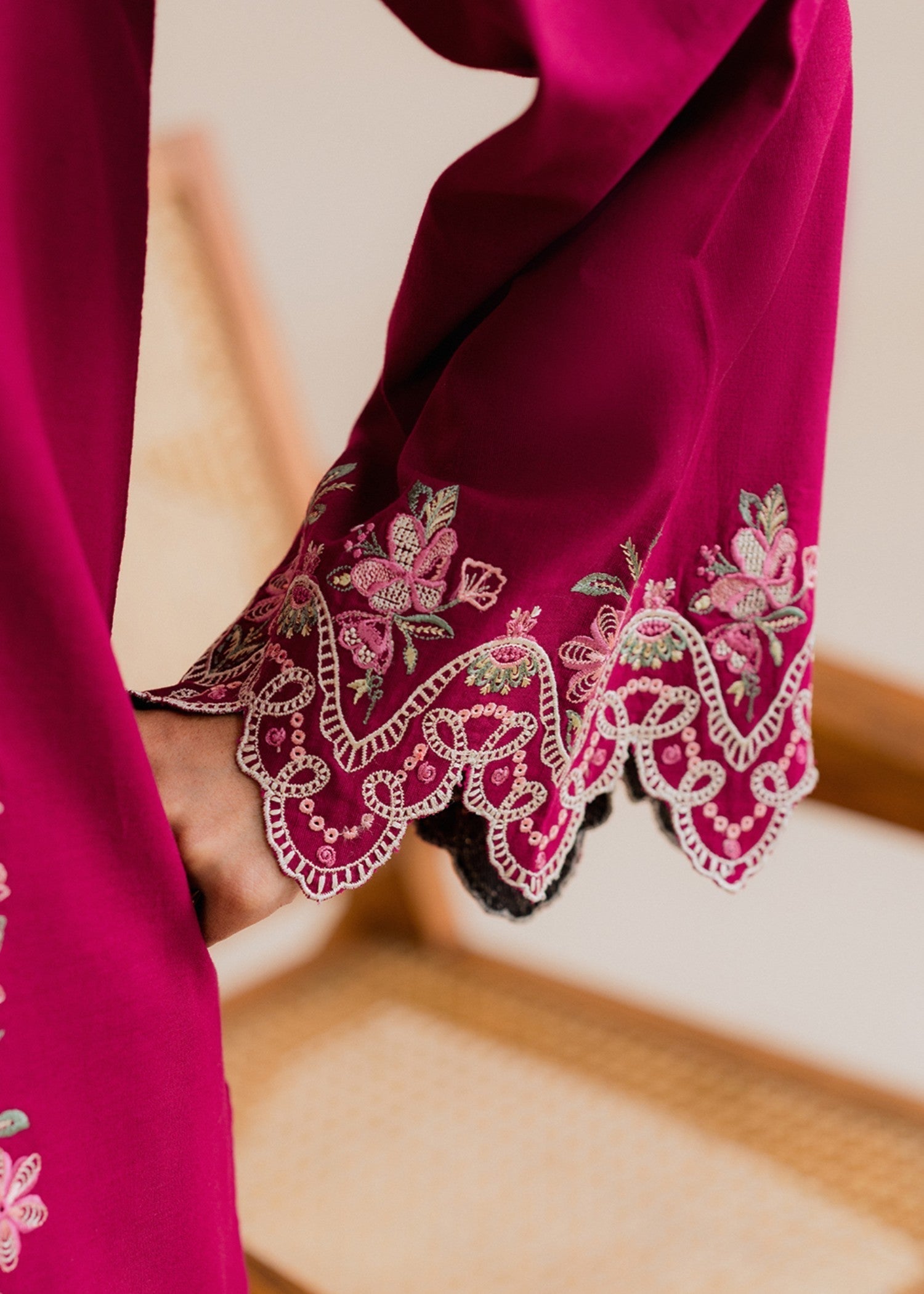 Kiara Nexia– Embroidered Co ords Khaddar Set Women 2pcs