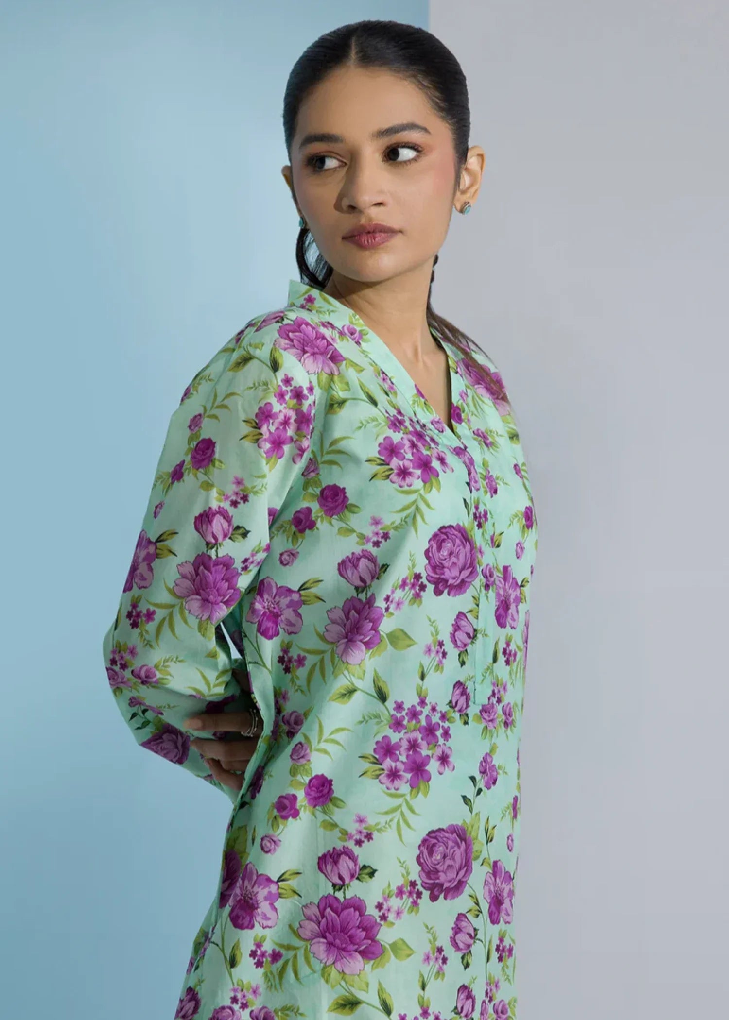 Zellbury WPC2512601 Pastel Green Women 1pcs