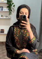 Sajfi Closet Biya Black Embroidered Stitched Suit for Women Women 2pcs