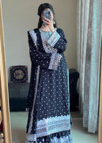 Four Season Boutique HASEENS FARSHY BLACK Women 3pcs