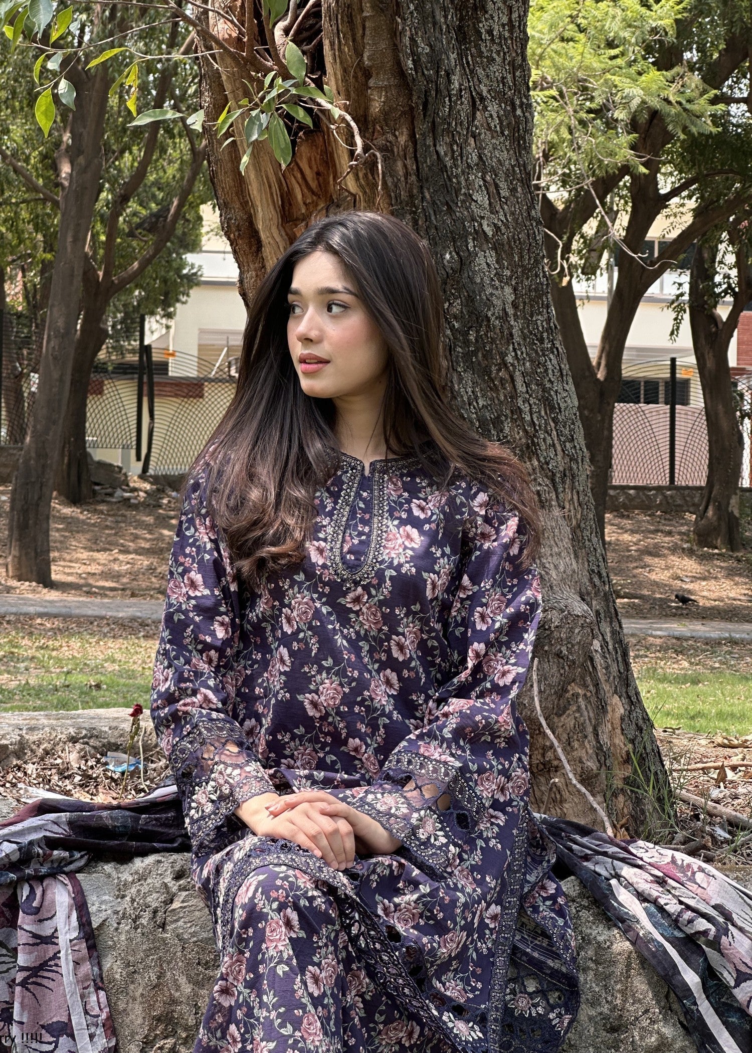 Bin Tayyab (BT006296 NVB) Women 3pcs
