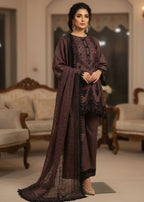 MMG Garments SADA E NAZAKAT| PREMIUM COTTON KURTA SET BROWN MMG 982 Women 3pcs