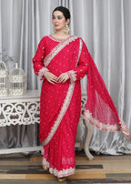 Reetriwaj pink pari Women 3pcs