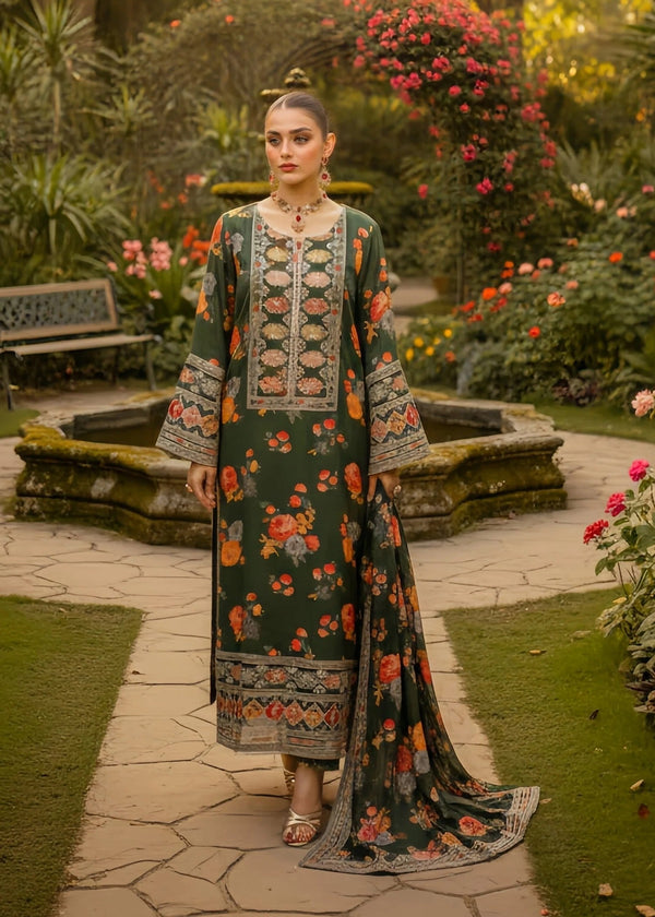 Glamour Stylo Emerald Bloom Women 3pcs