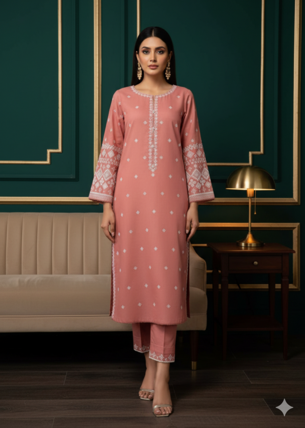 Shehroz Fashion Rose Dusk Women 2pcs