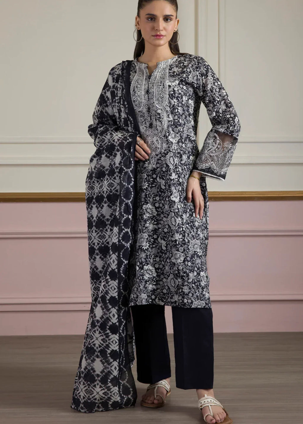 Zellbury WPS2532313 Black Women 3pcs