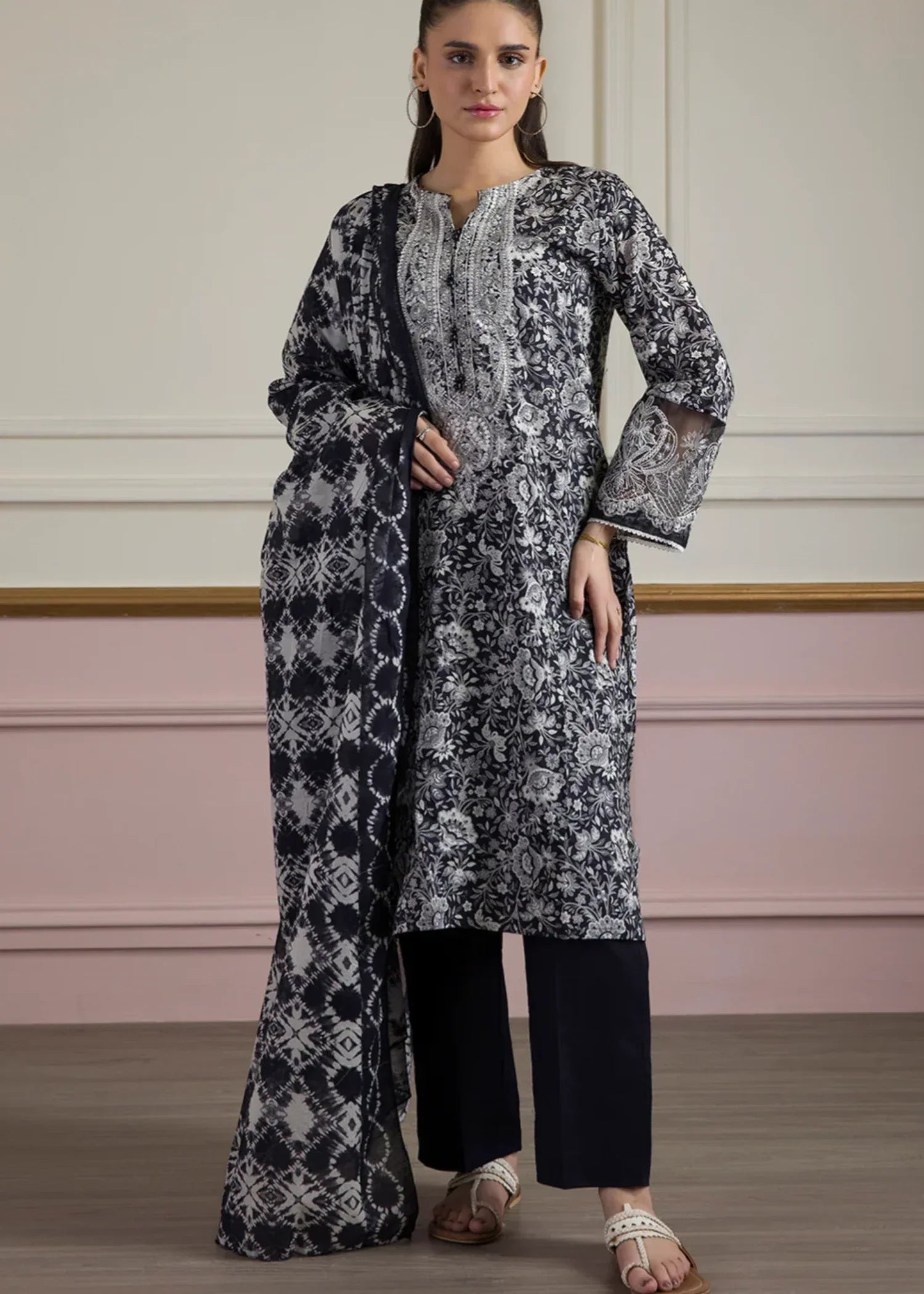 Zellbury WPS2532313 Black Women 3pcs