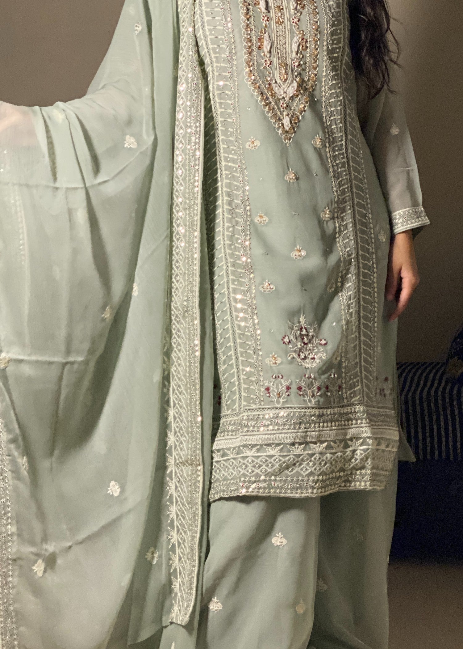 Four Season Boutique AIZAL TEA GREEN Women 3pcs