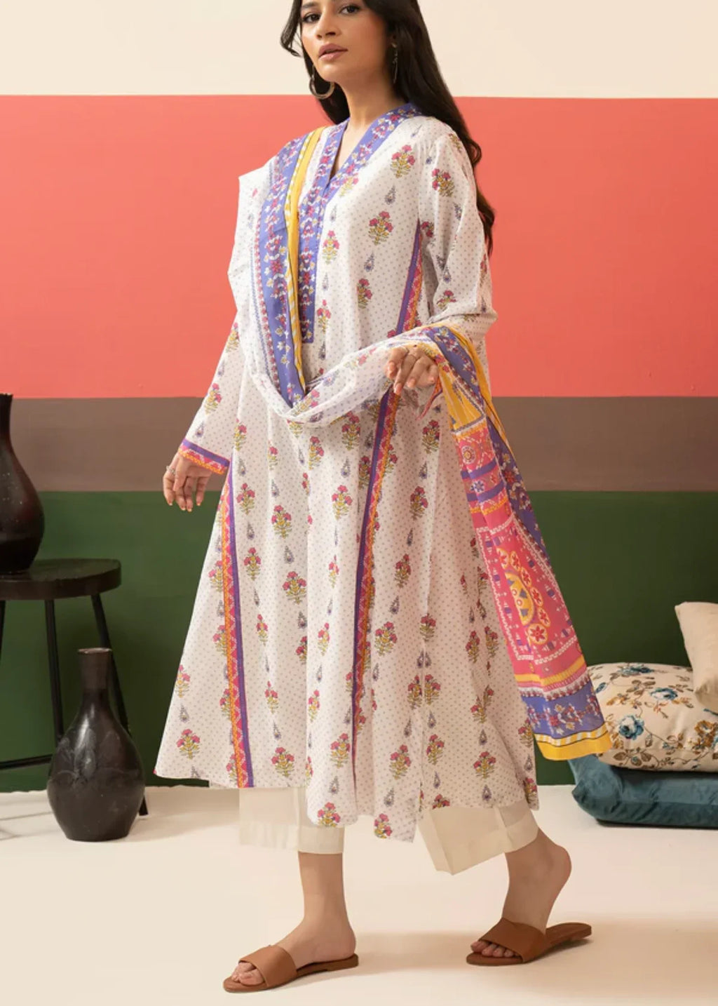 Zellbury Kurta Dupatta 1966 Women 2pcs