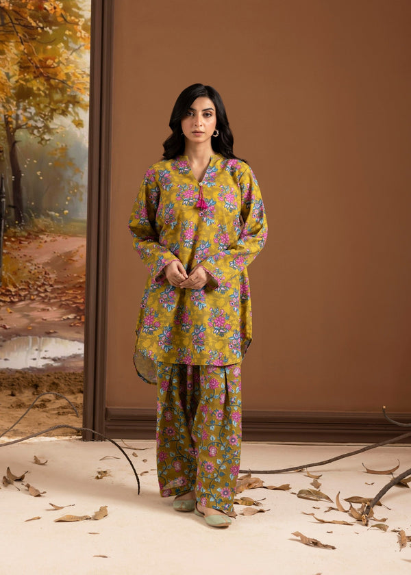 Zellbury WPW2522689 Olive Green Women 2pcs