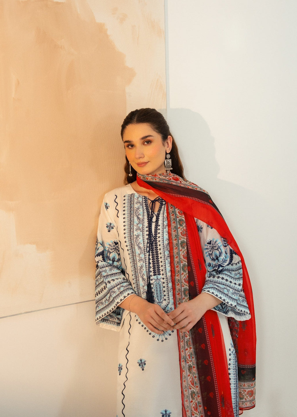 Chaudhary Arts Jugnu Embroidered Dress Women 3pcs