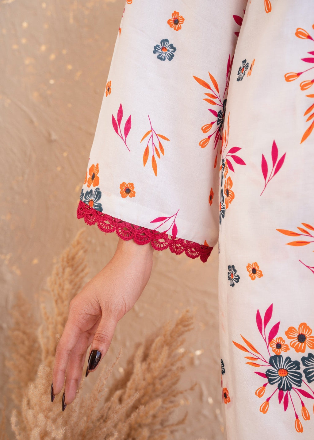 Tehzeeb Libas WHITE ELEGANCE EMBROIDERED Women 2pcs