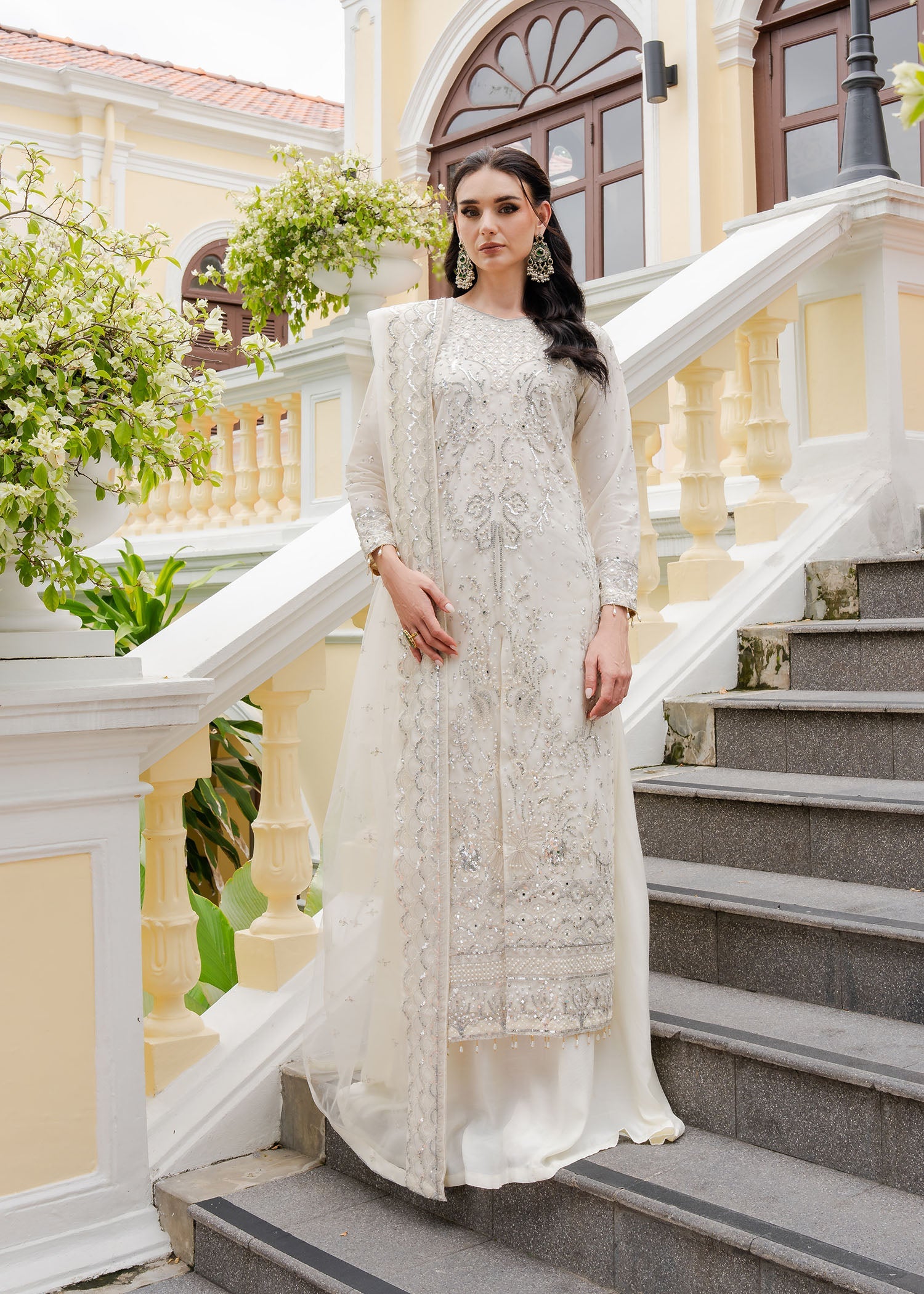 Agha Jaan IVORY Women 3pcs