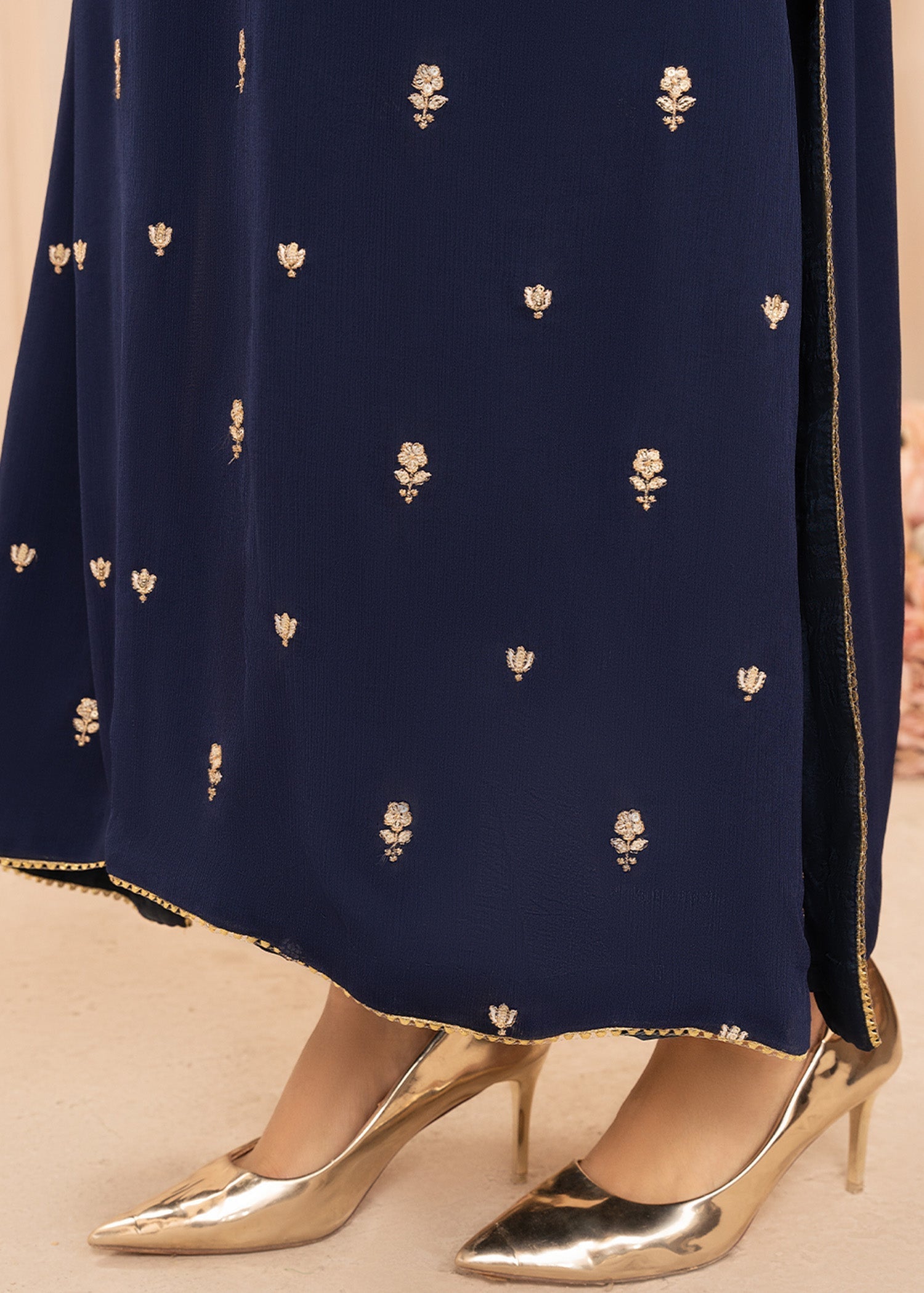 Agha Jaan Insia Blue Women 3pcs