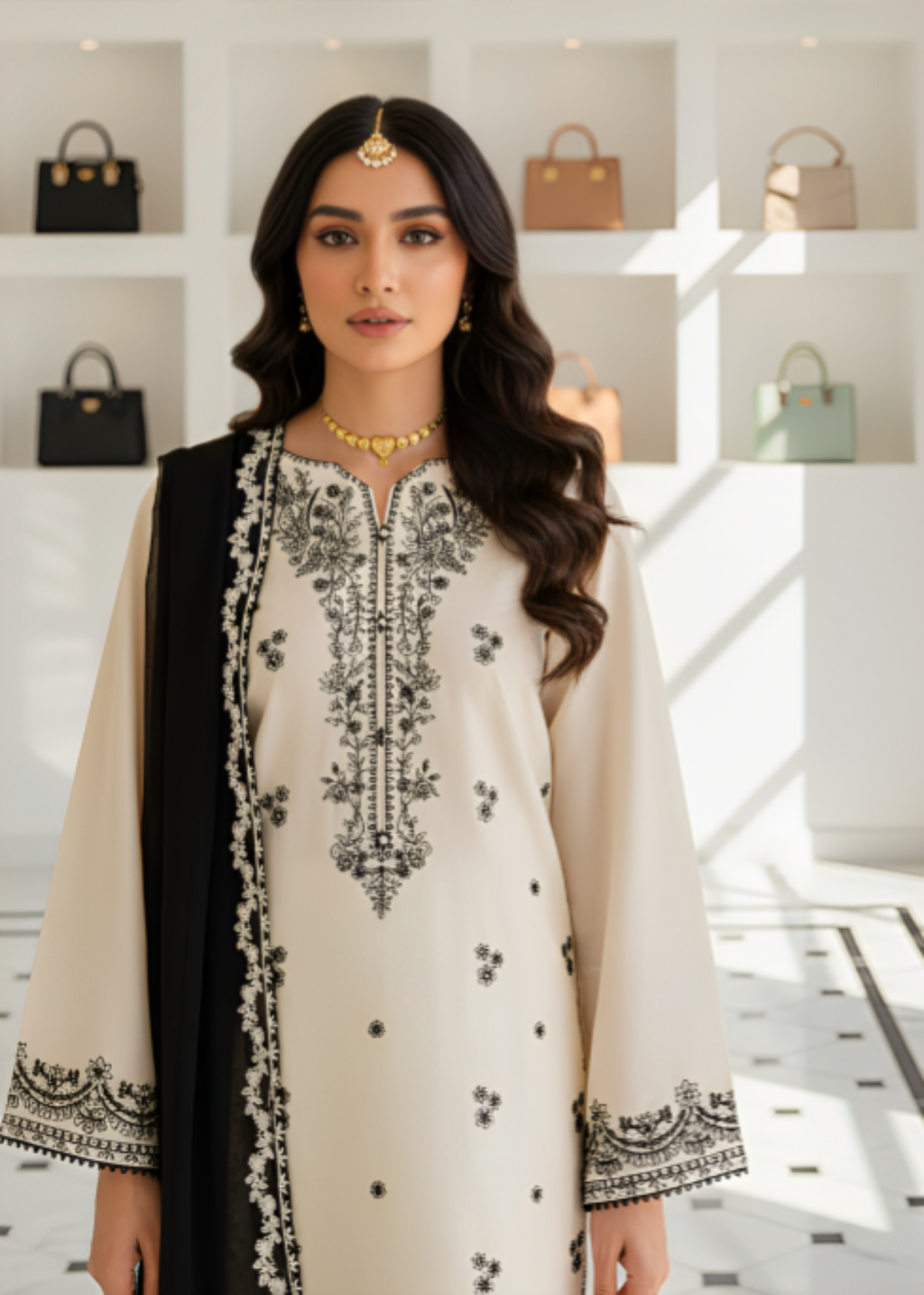 Shehroz Fashion Noor e Shaam Women 3pcs