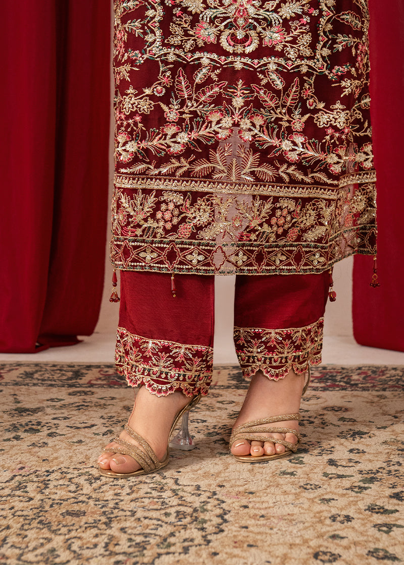 AATIQA Embroidered Chiffon Suit 85 Women 3pcs