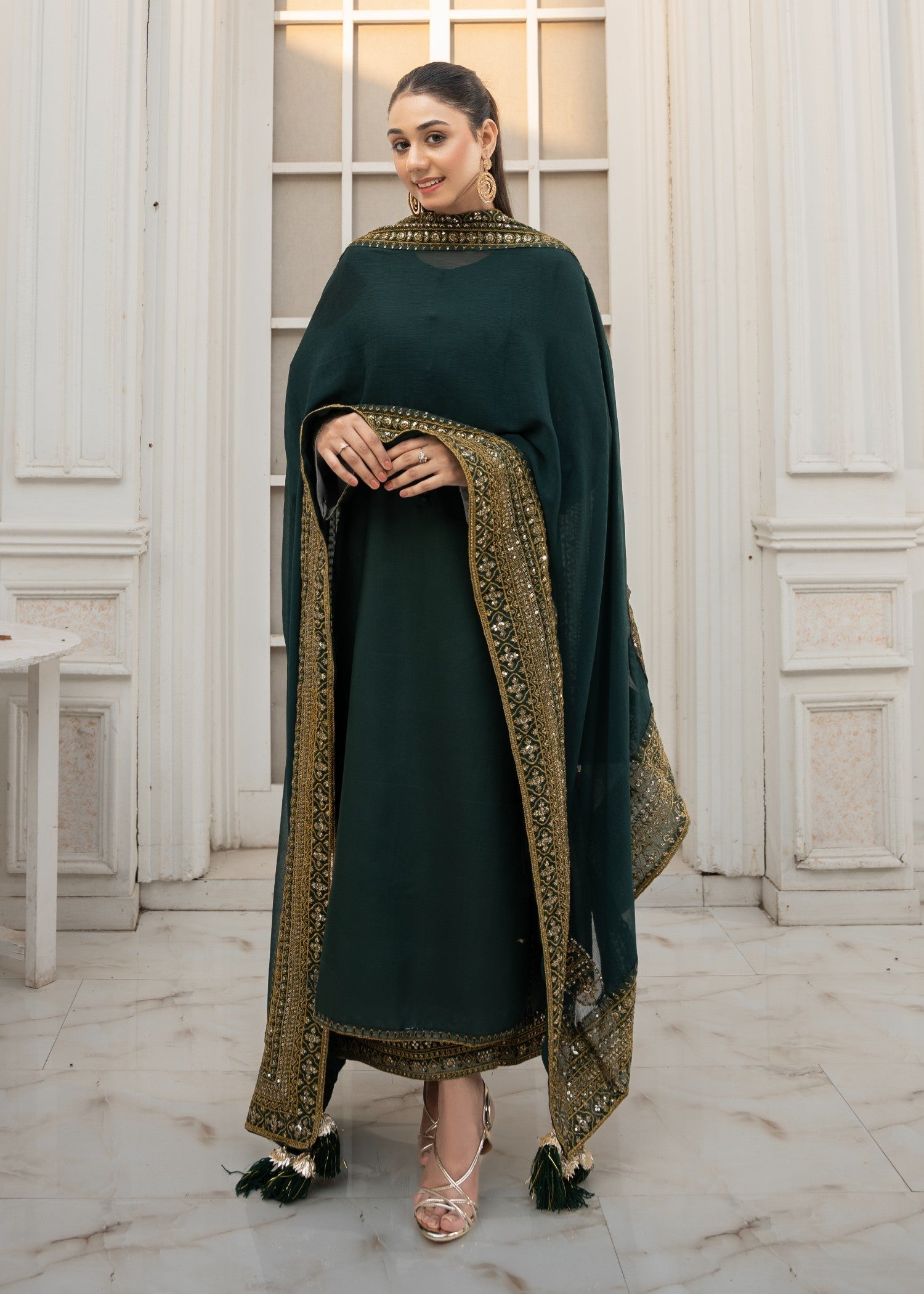 Maharani Official Green Mystique | Women 3pcs