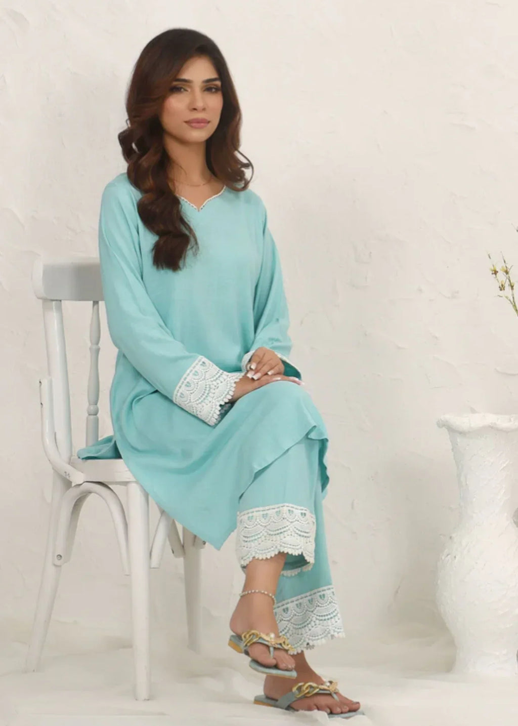 Ochre Irish Linen Suit SOLS 04 Women 2pcs