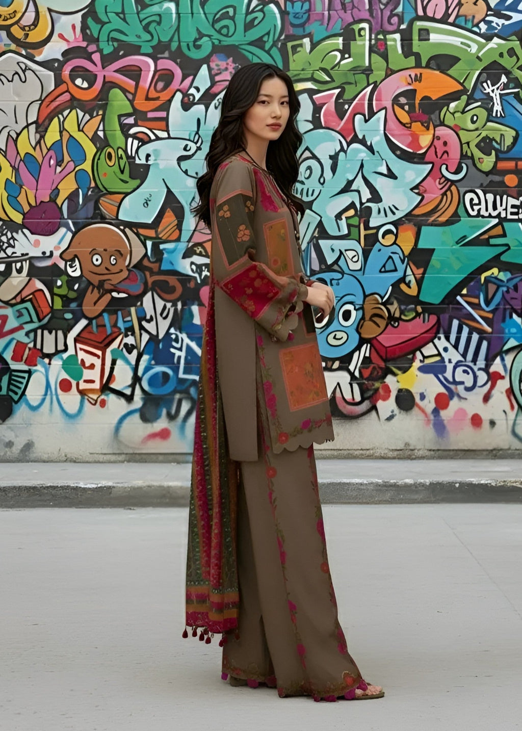 Libas Thread Amber Clay Women 3pcs